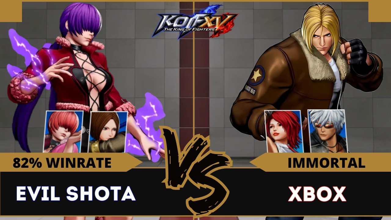 KOFXV⚡EVIL SHOTA (Whip/O.Shermie/Shermie) vs XBOX (Vanessa/K'/Terry)⚡Replay Match - 08/24