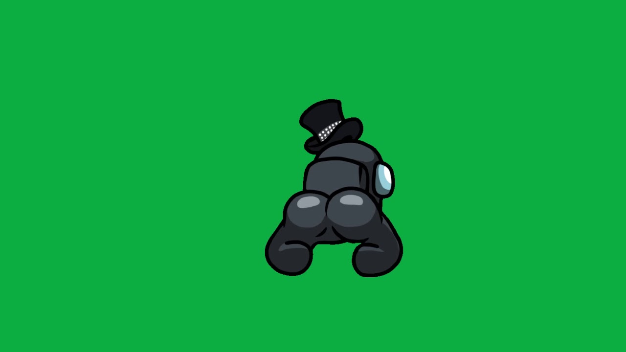 Twerk Among Us - Green Screen Video For Video Editing - Animated GIF