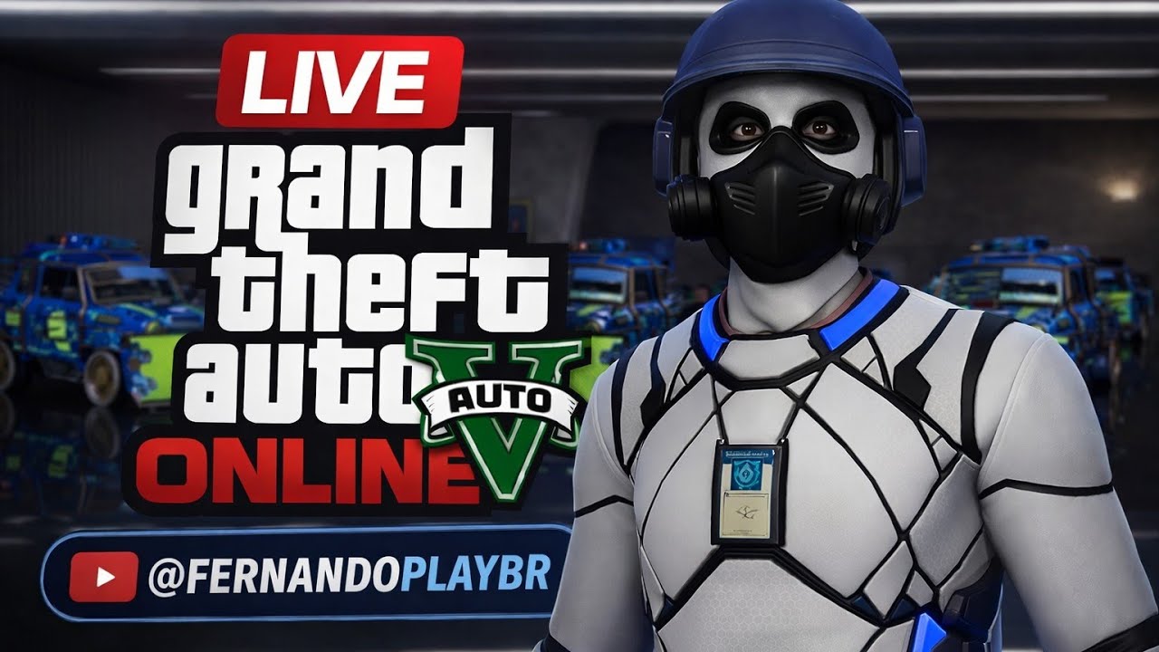 Jogando - GTA 5 ONLINE -(GTA 5 - Português PT - BR) no PS4 .