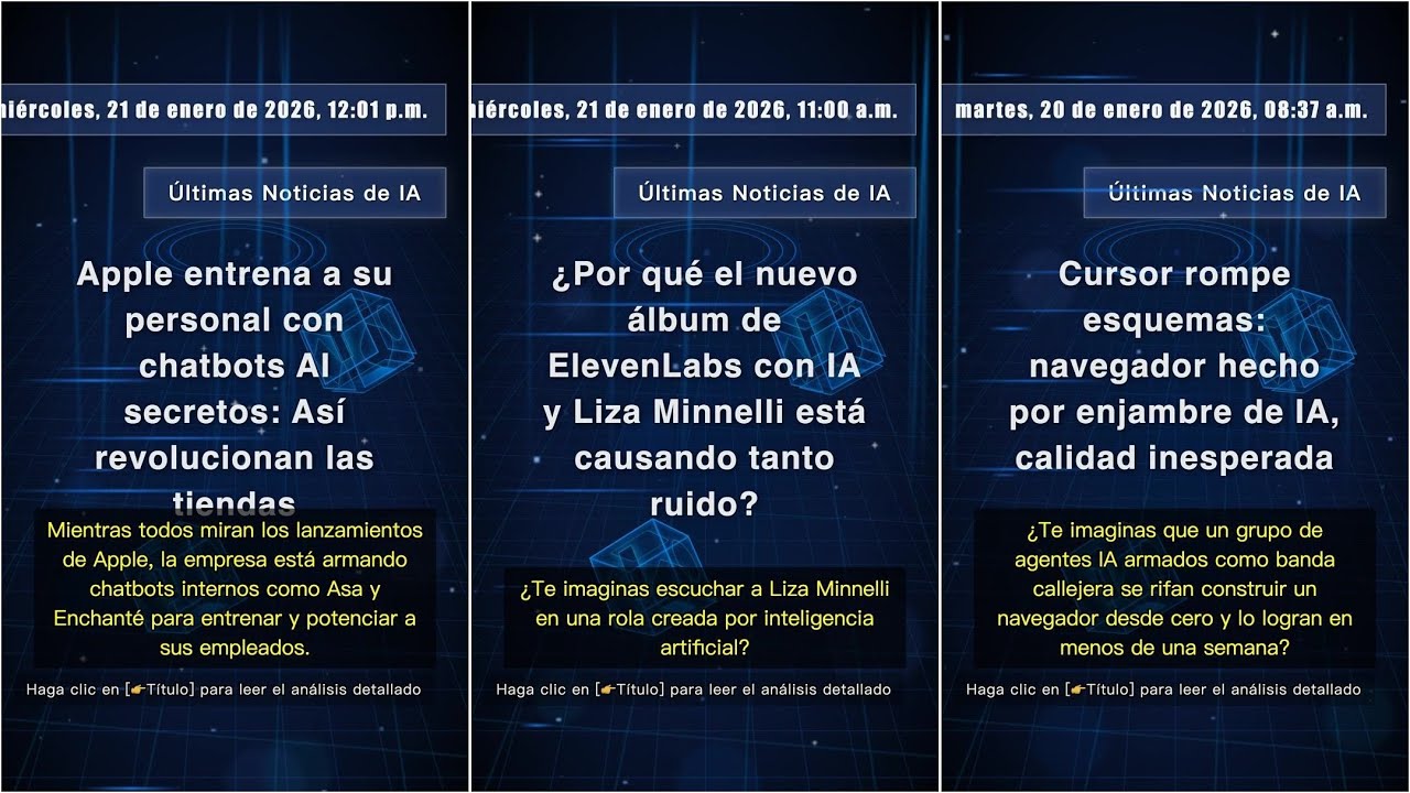 Noticias de Tecnología IA: jueves, 22 de enero de 2026, 06:49 a.m. #QixNewsAI