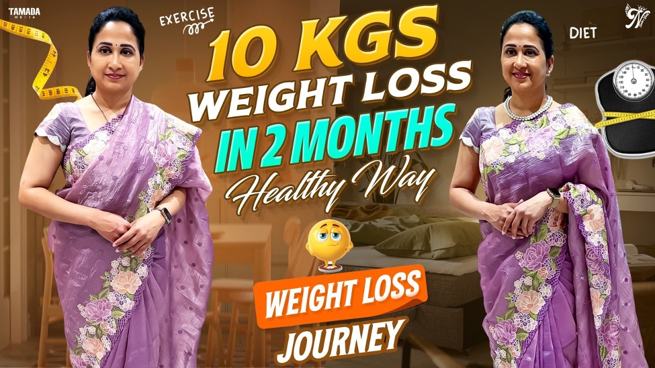 My Weight loss Journey || 10 kgs Weight loss in 2 Months Healthy Way || Nandu's World