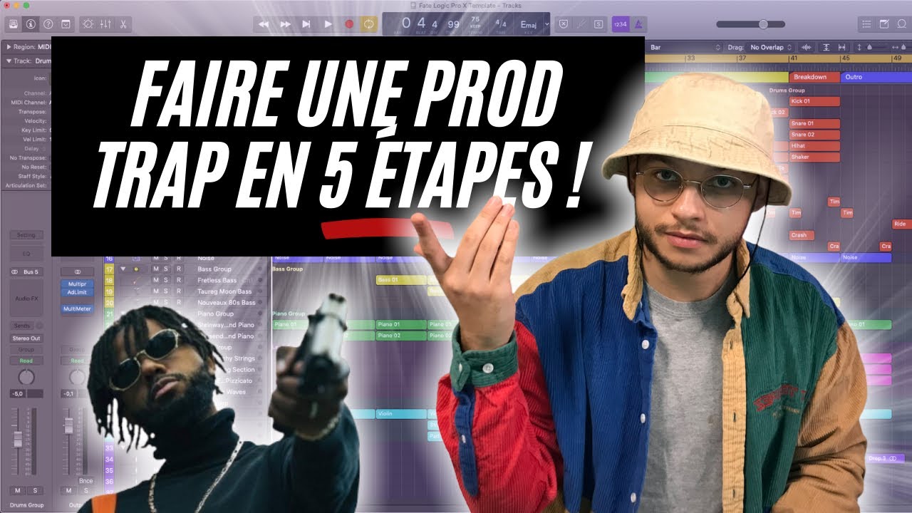 COMMENT FAIRE UNE PROD TRAP EN 5 ÉTAPES ! 💥 (méthode facile ,tutoriel débutant, français)