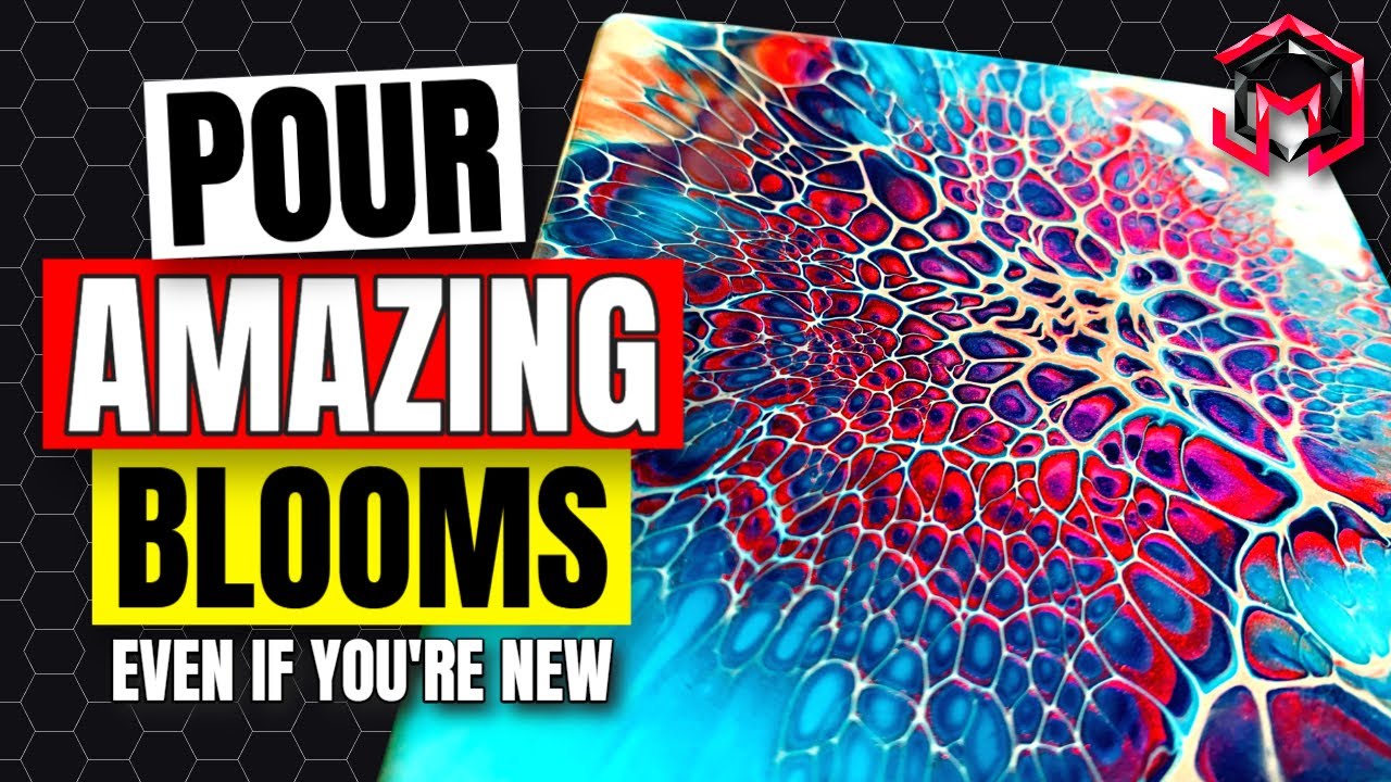 Bloom Pour Painting Cheaper and Easier!! ANYONE CAN DO IT!