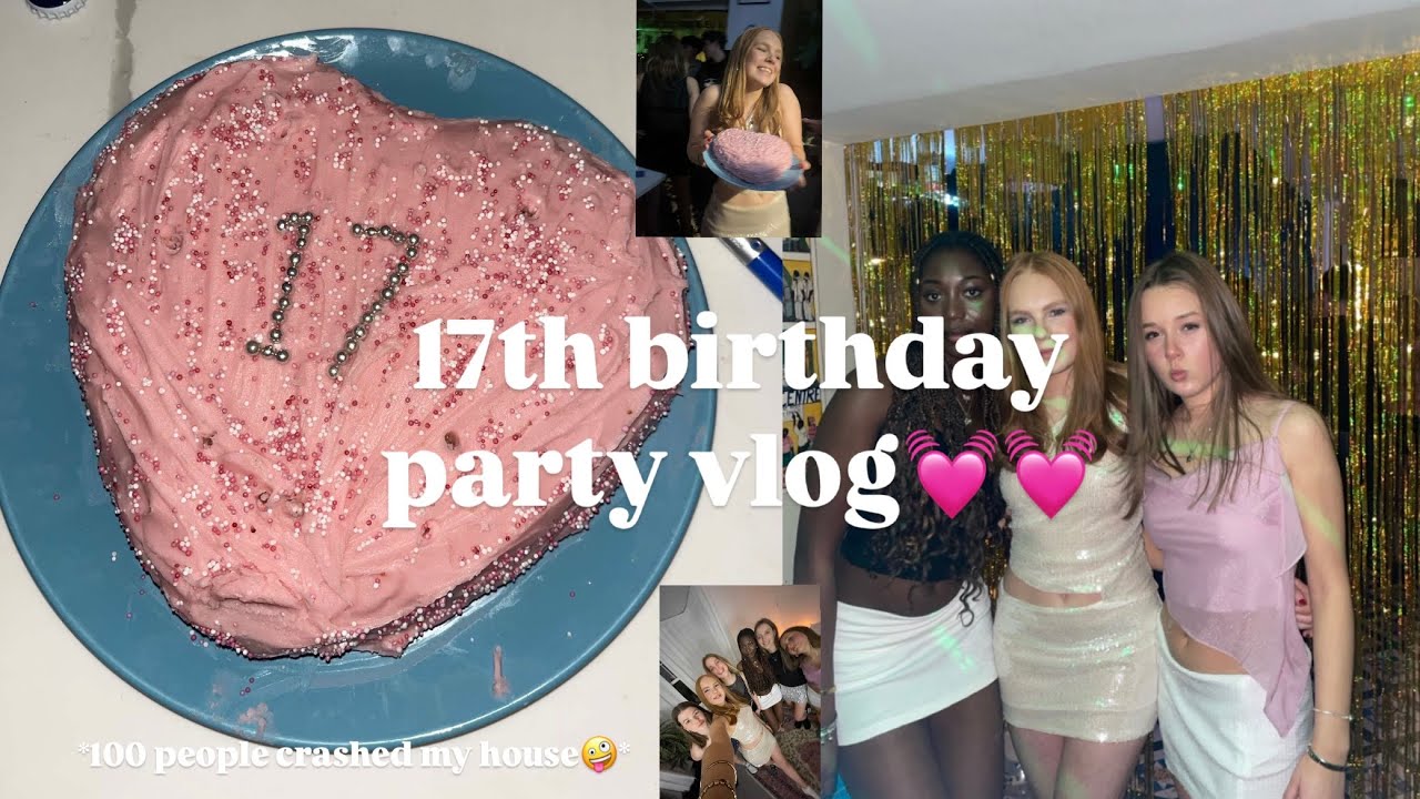 17th birthday party⭐️⭐️ british house party vlog