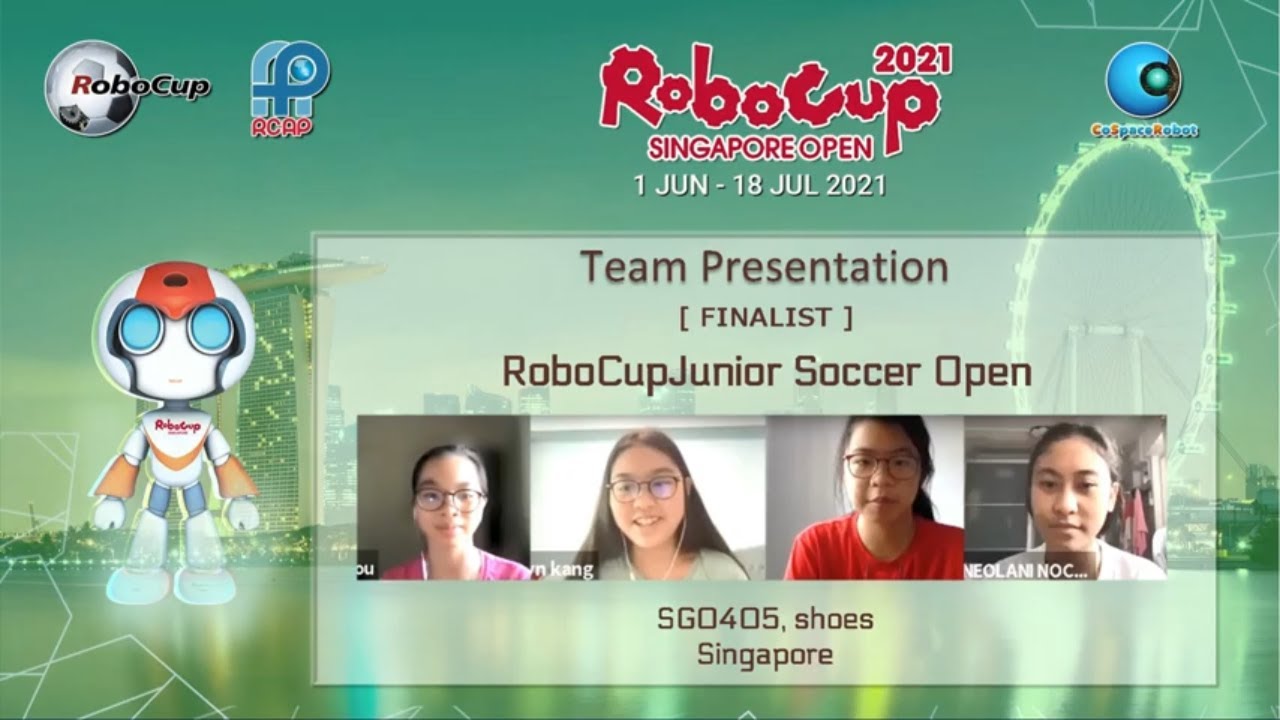 SG21.7.1 - SG0405 - Finalist Presentation - RoboCupJunior Soccer Open - RoboCup SG Open 2021