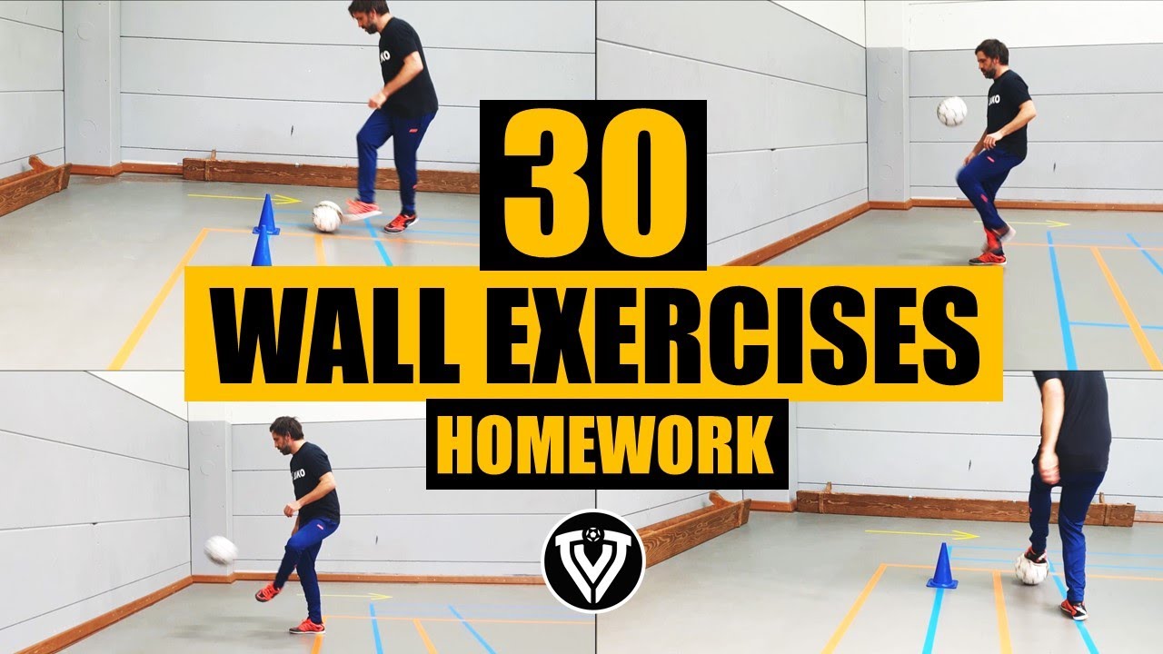 Football Homework 2021 | 30 Wall Exercises