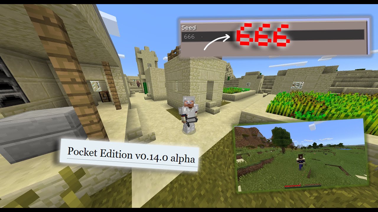 Exploring the desert and acquiring full iron in this classic seed in early Bedrock- BE0.14 Lets Play