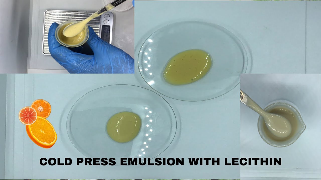 HOW TO MAKE COLD PROCESS EMULSION WITH SUNFLOWER LECITHIN FROM SCRATCH