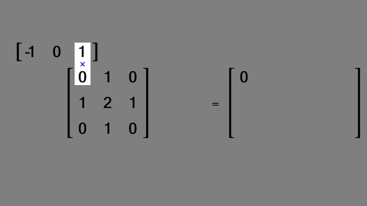 Convolution of MATRIX Filters EXPLAINED in 40 seconds (2023)