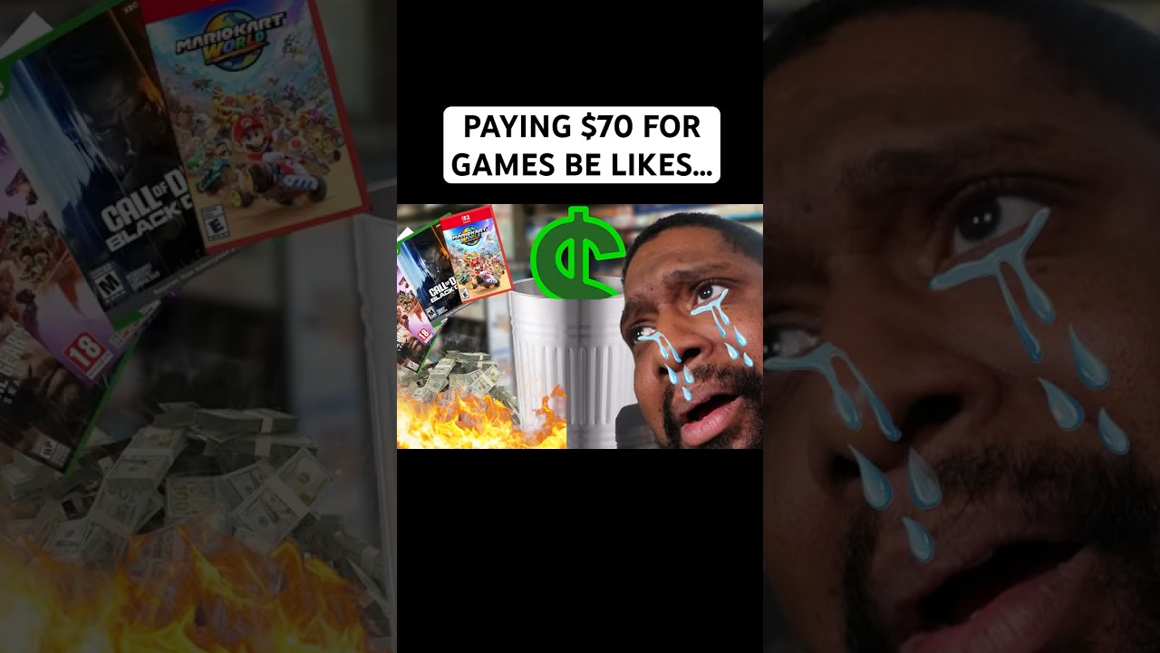 PAYING FOR $70 GAMES BE LIKE.. #gaming #comedy #skit #youtubeshorts