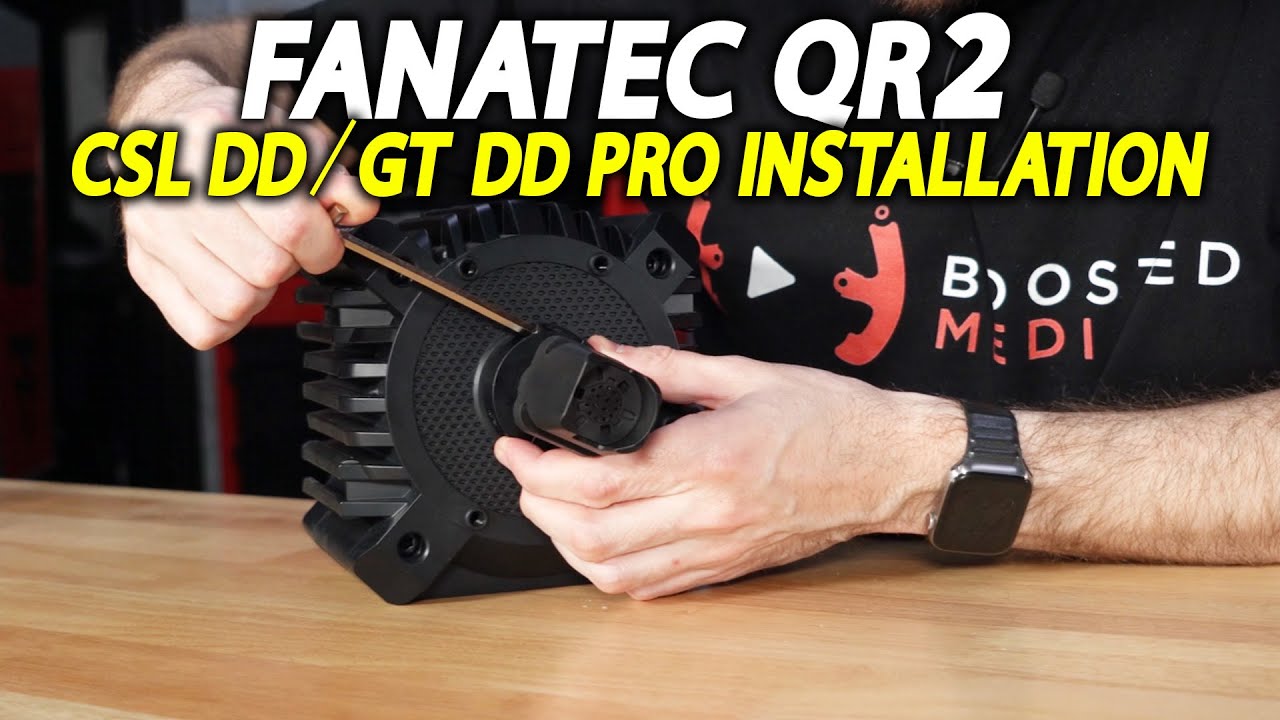 Руководство по установке FANATEC QR2 - CSL DD / GT DD PRO