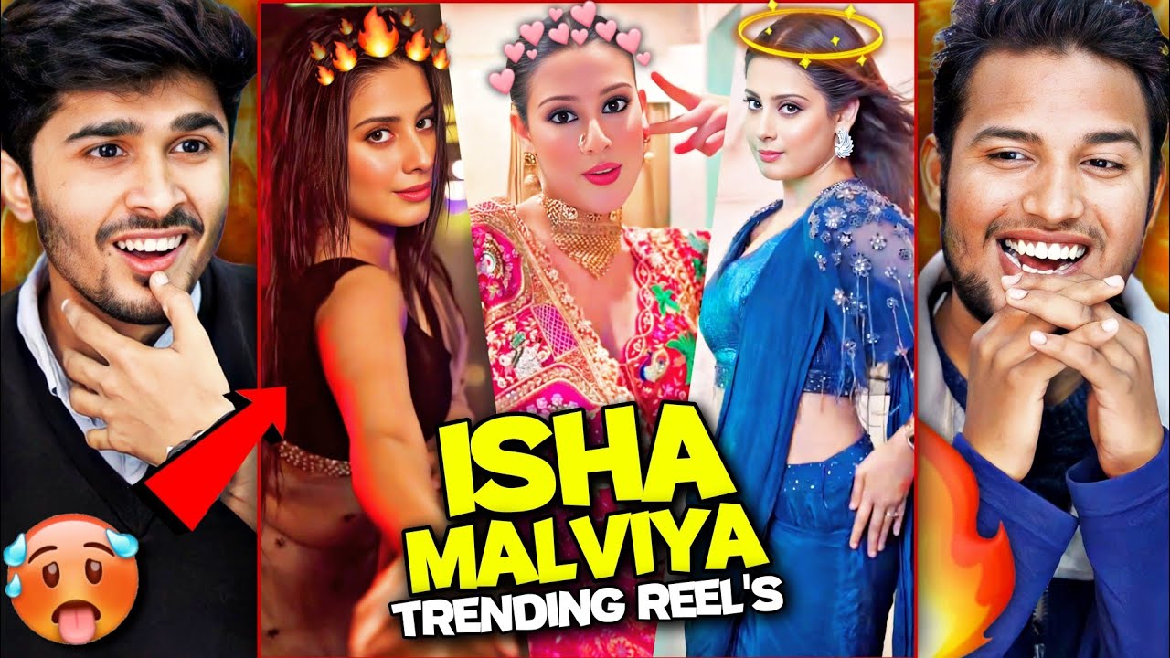 Isha Malviya Instagram Trending Reels Reaction 😍🔥 | #ishamalviya | V2funreacts