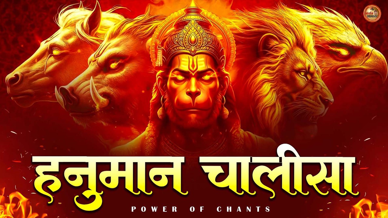 हनुमान चालीसा | Hanuman Chalisa | जय हनुमान ज्ञान गुन सागर | Powerful Devotional | #hanumanchalisa