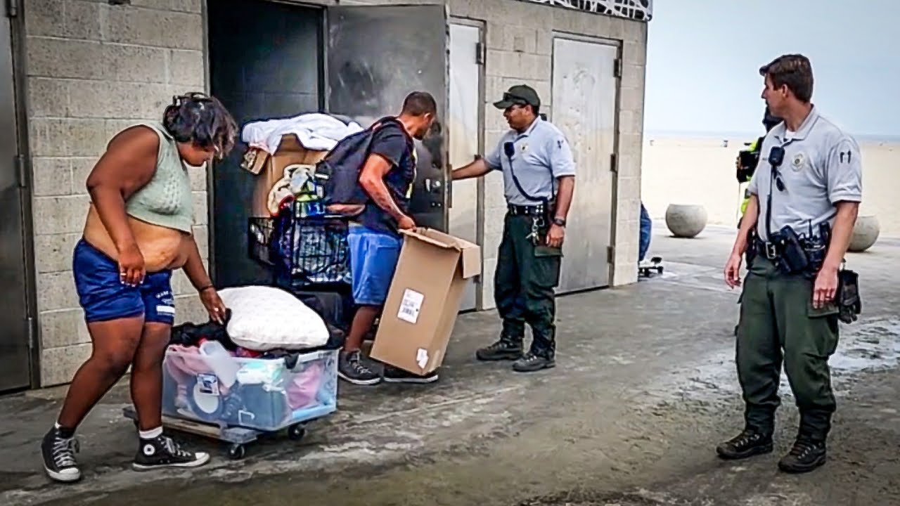 Homeless Residents of Venice Facilities Removed: Restroom Dwellers Evacuated