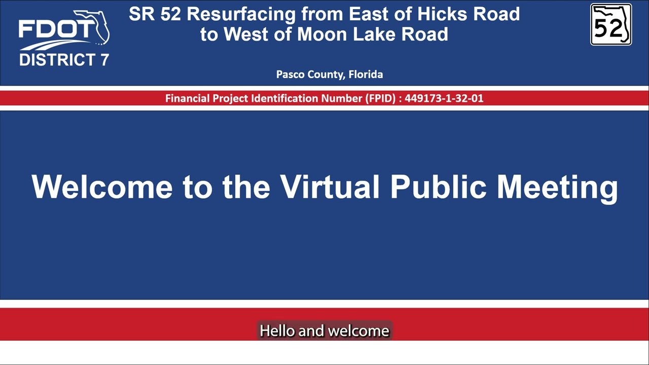 SR 52 Median Modification Public Meeting Presentation