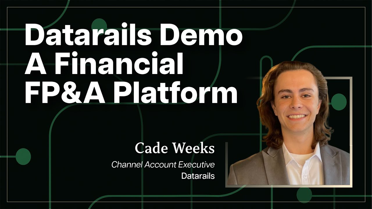 Datarails Live Demo! A financial FP&A platform