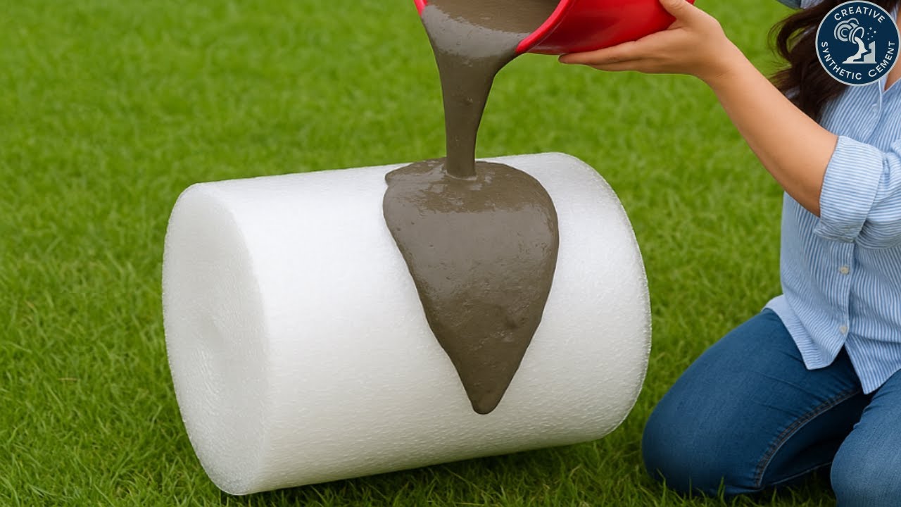 Amazing creative ideas and art work from cement / How to make very beautiful pots /