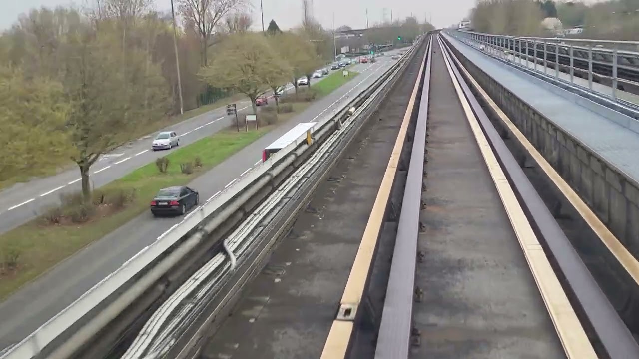 [METRO]Trajet entre fort de mons et Jean Jaurès - rame HP 35 a l'arrière 