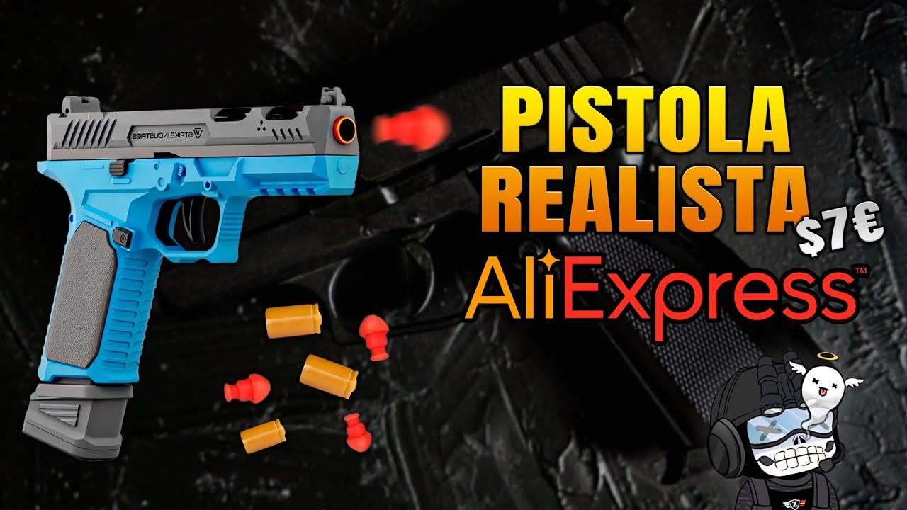 Pistola ALIEXPRESS Realista que Dispara Proyectiles y Vainas por 7€ | Supervivencia Táctica