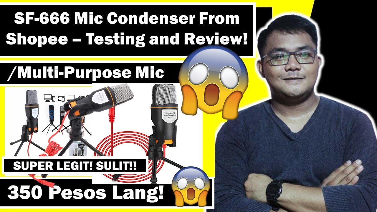 SF-666 Condenser Mic | Testing and Review | Teacher Kevin PH