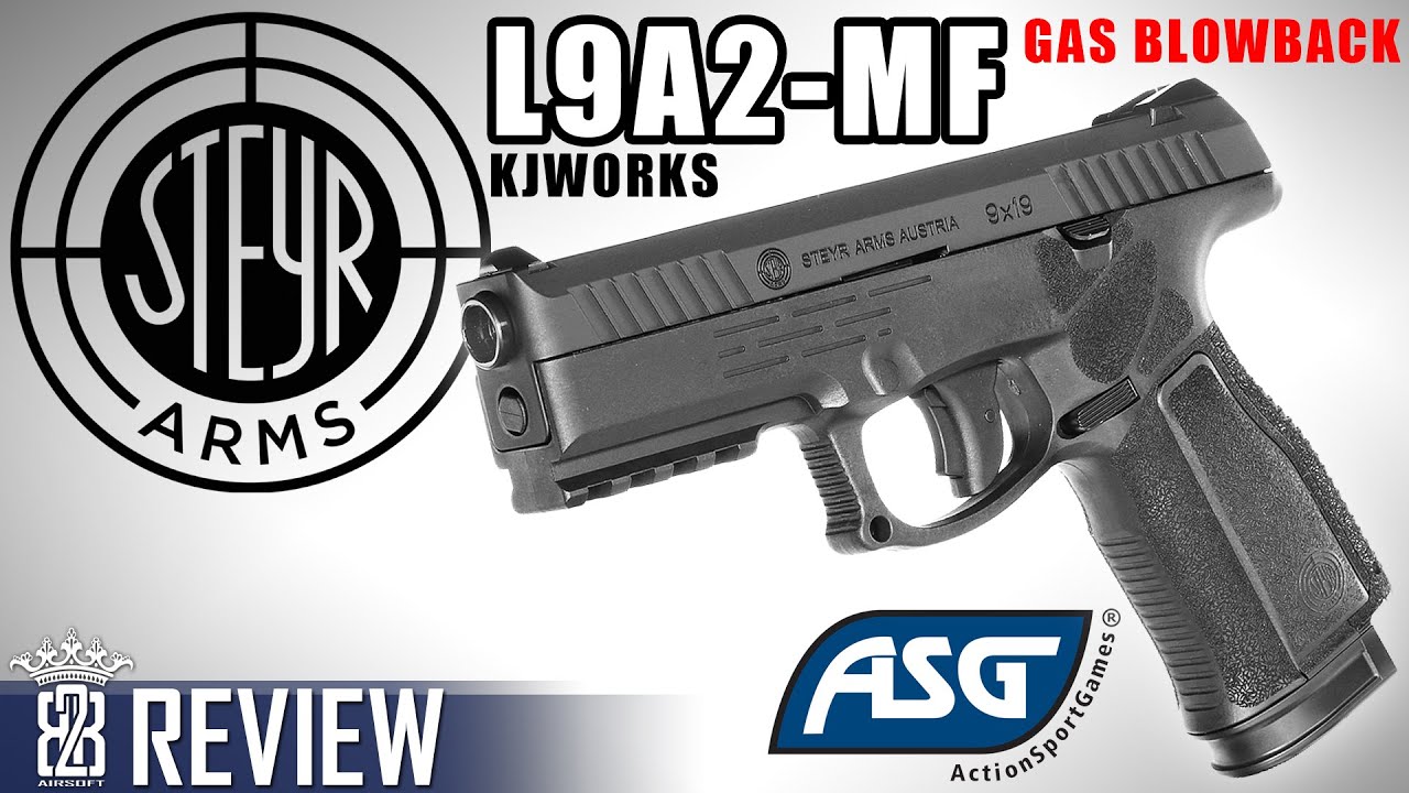 Lohnt es sich? STEYR L9A2-MF GBB Pistole von KJW / ASG Airsoft Review