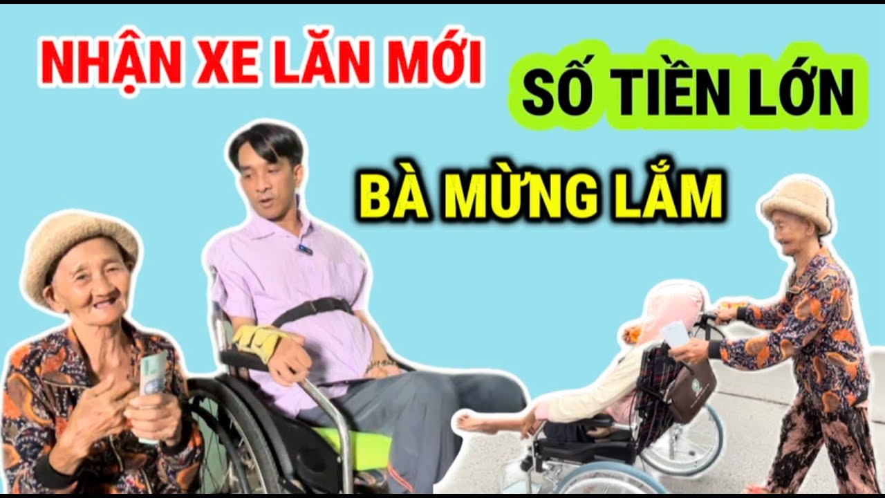 Đến Trao XE LĂN Và SỐ TIỀN LỚN Cho BÀ CỤ 72 Tuổi Nuôi Cháu Khờ Và CÁI KẾT | Thầy Giáo Xe Lăn