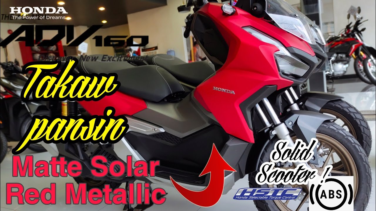 Super Stunning ng Kulay Red - Honda ADV 160 - Specs at Features , Cash at Installment San Casa?