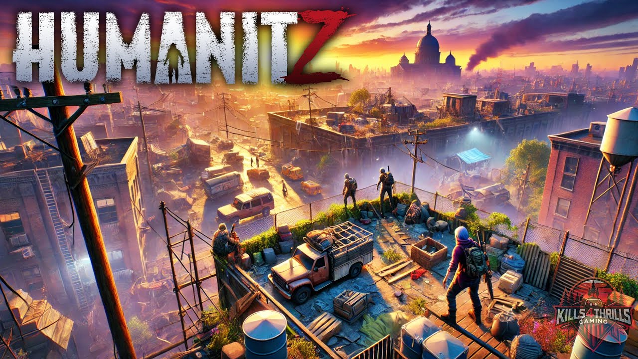 Survival In The Sky! Constructing Our Rooftop Base | HumanitZ |