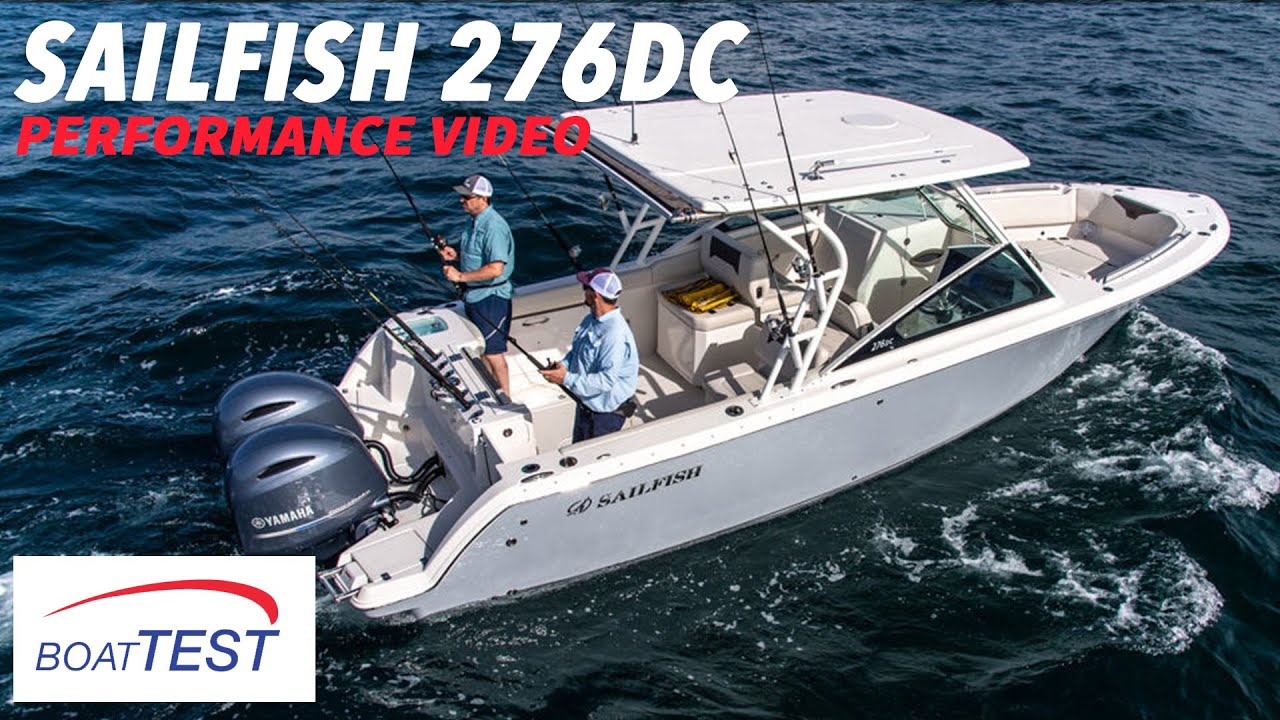 Sailfish 276DC (2021) - Test Video by BoatTEST.com