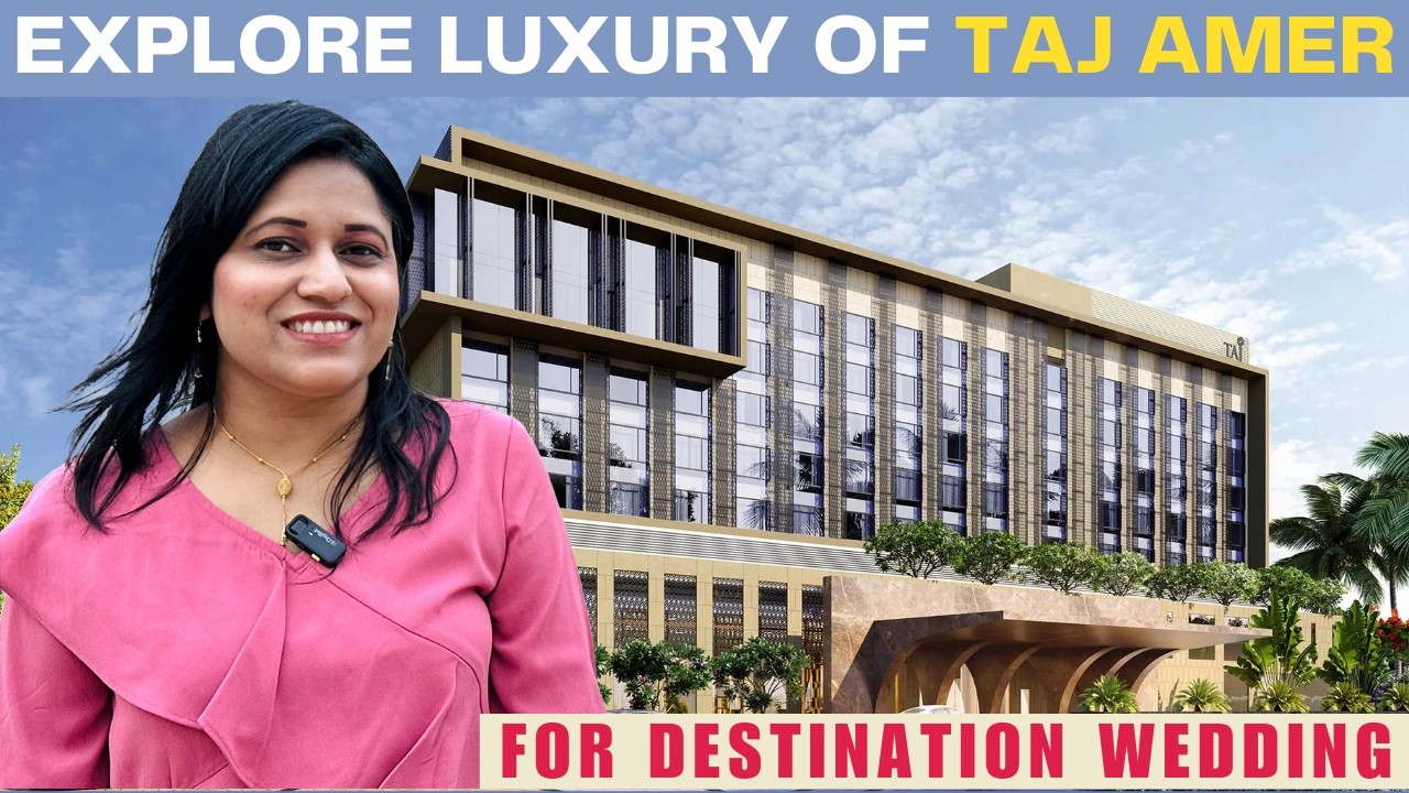 Explore Luxury of Taj Amer Tour for Destination Wedding In Jaipur | Luxury Wedding Venue