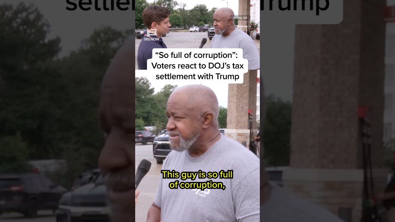 'So full of corruption': Voters react to DOJ's tax settlement with Trump
