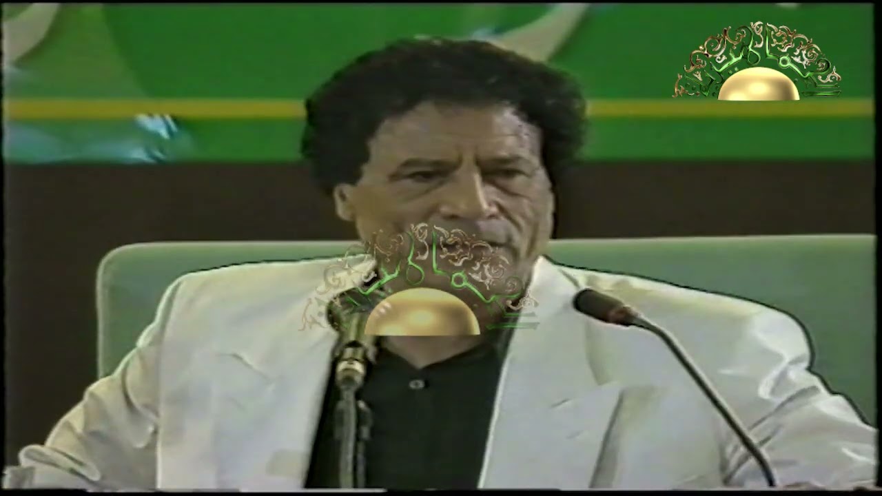 العقيد معمر القذافي يتحدث عن عنصرية الغرب تجاه العرب