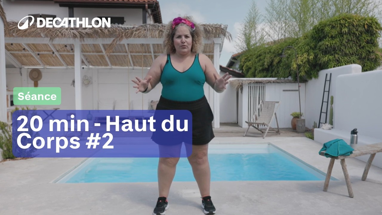 SÉANCE - AQUAGYM : 20 min pour tonifier le HAUT DU CORPS avec Happy Fit ! 💦
