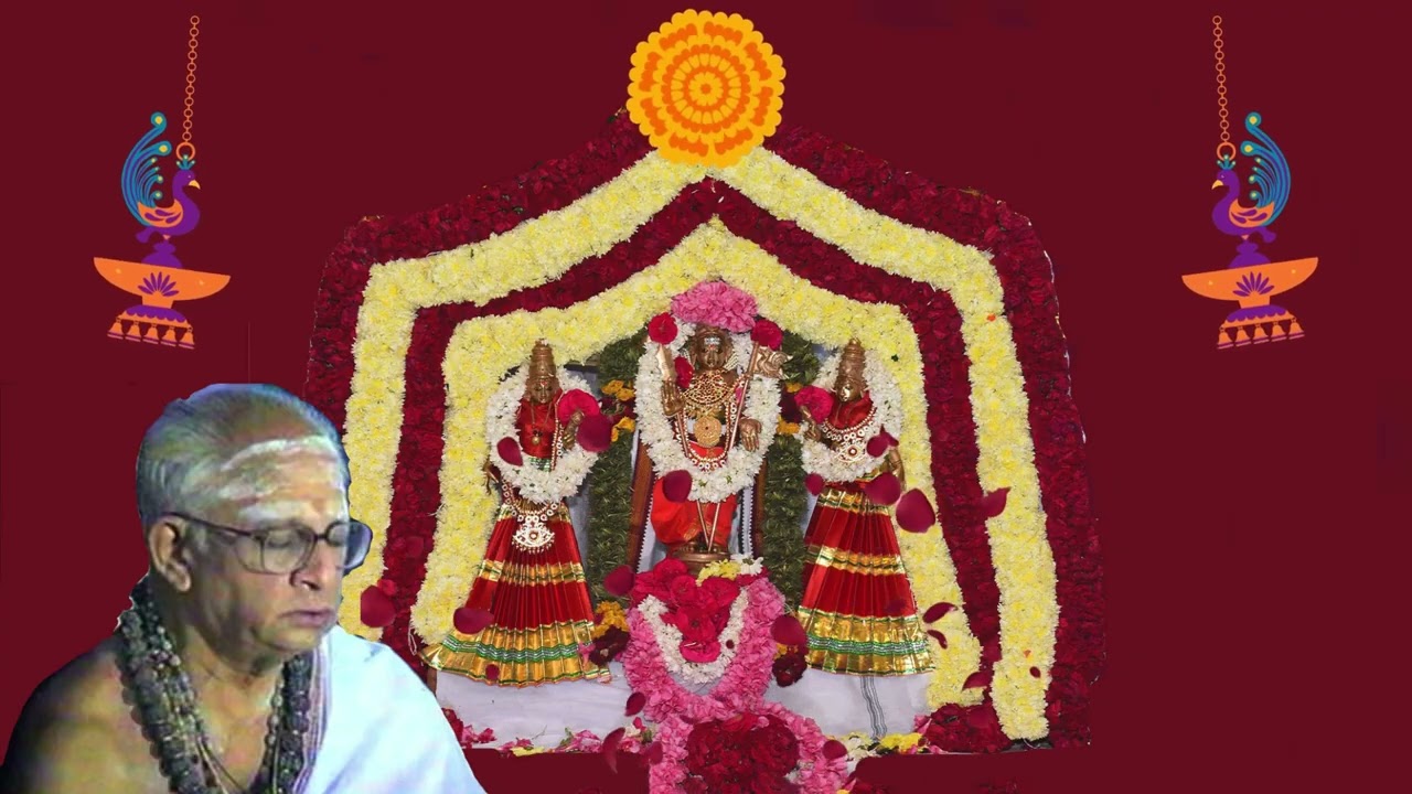 A part of Pujai sung by Guruji and Anbargal in a TIV  @ Venugopala Swamy Temple, Delhi