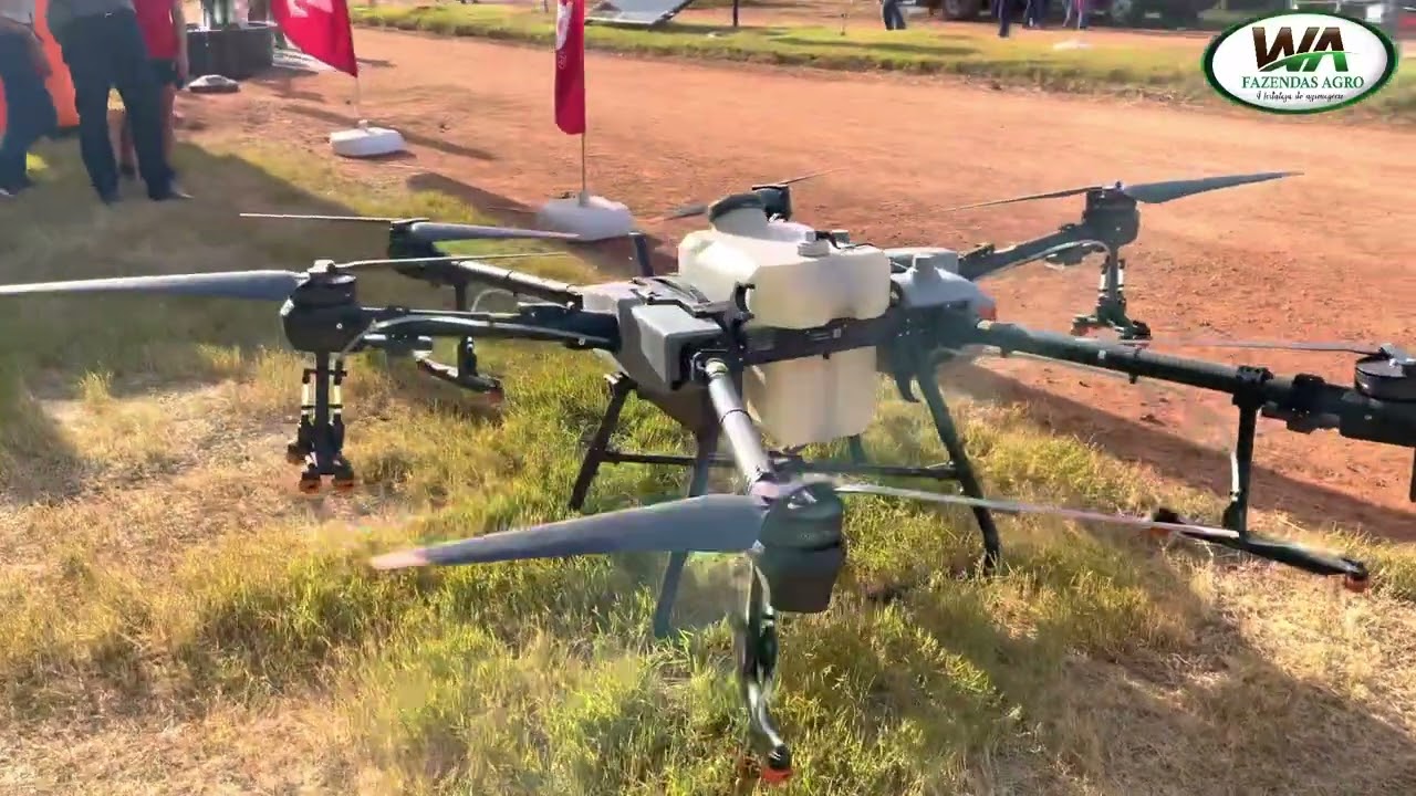 Drone de pulverização agrícola T 30 DJI  12 a 18 ha/hora já e realidade