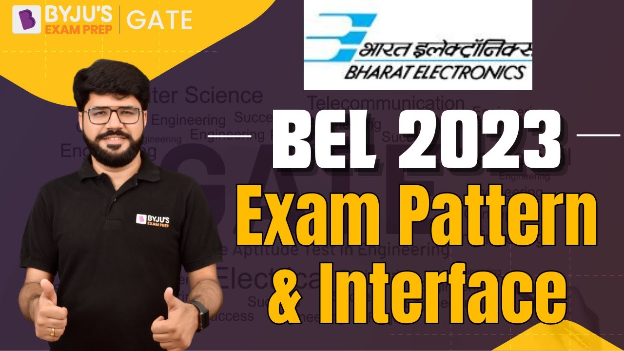 BEL 2023 | Схема экзамена BEL | Интерфейс экзамена BEL | BYJU'S GATE