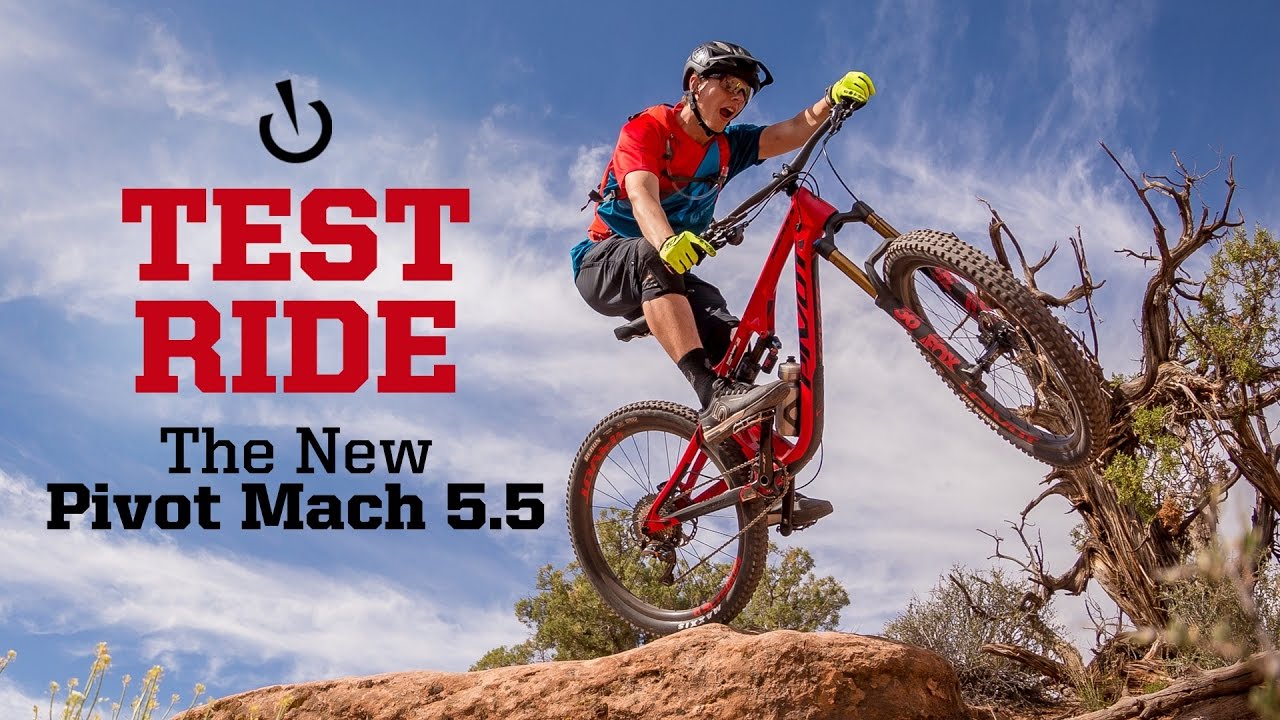 Ripping the 2018 Pivot Mach 5.5 Trail Bike on Captain Ahab in Moab