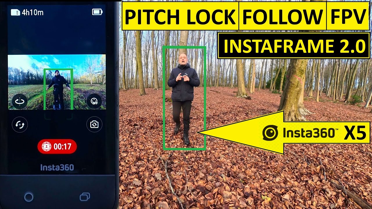 INSTA360 X5 — Руководство по новым режимам — INSTAFRAME 2.0 — Объяснение режимов блокировки накло...