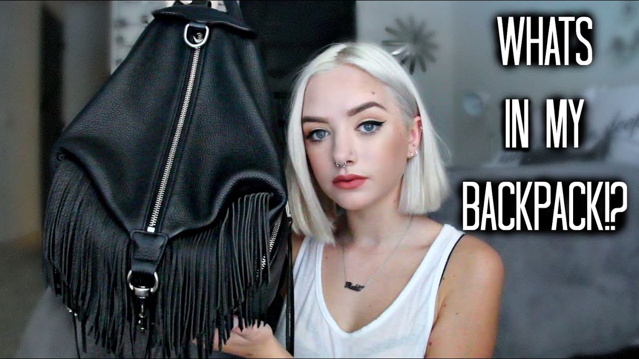 What's in my Backpack!? | Maddi Bragg