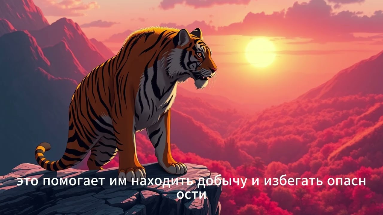 Интересные факты о жизни тигров.
