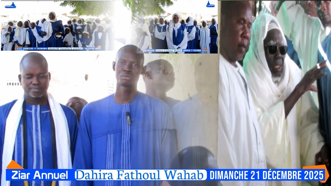 ZIAR ANNUEL DAHIRA FATHOUL WAHAB DIMANCHE LE 21 DÉCEMBRE 2025