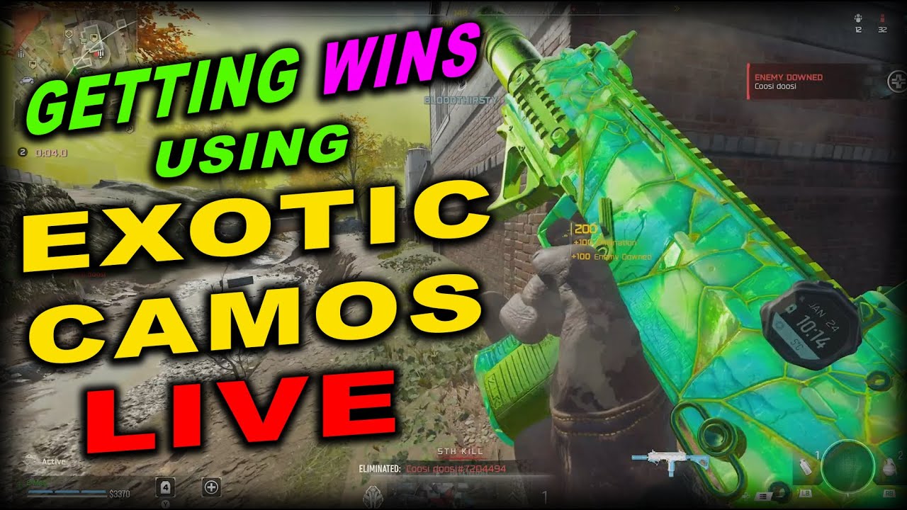 🟢 LIVE 🟢 PLAYING WARZONE WITH EXOTIC CAMOS GLITCHING BO7 AND CHILLING... COME CHAT CHILL AND SHARE