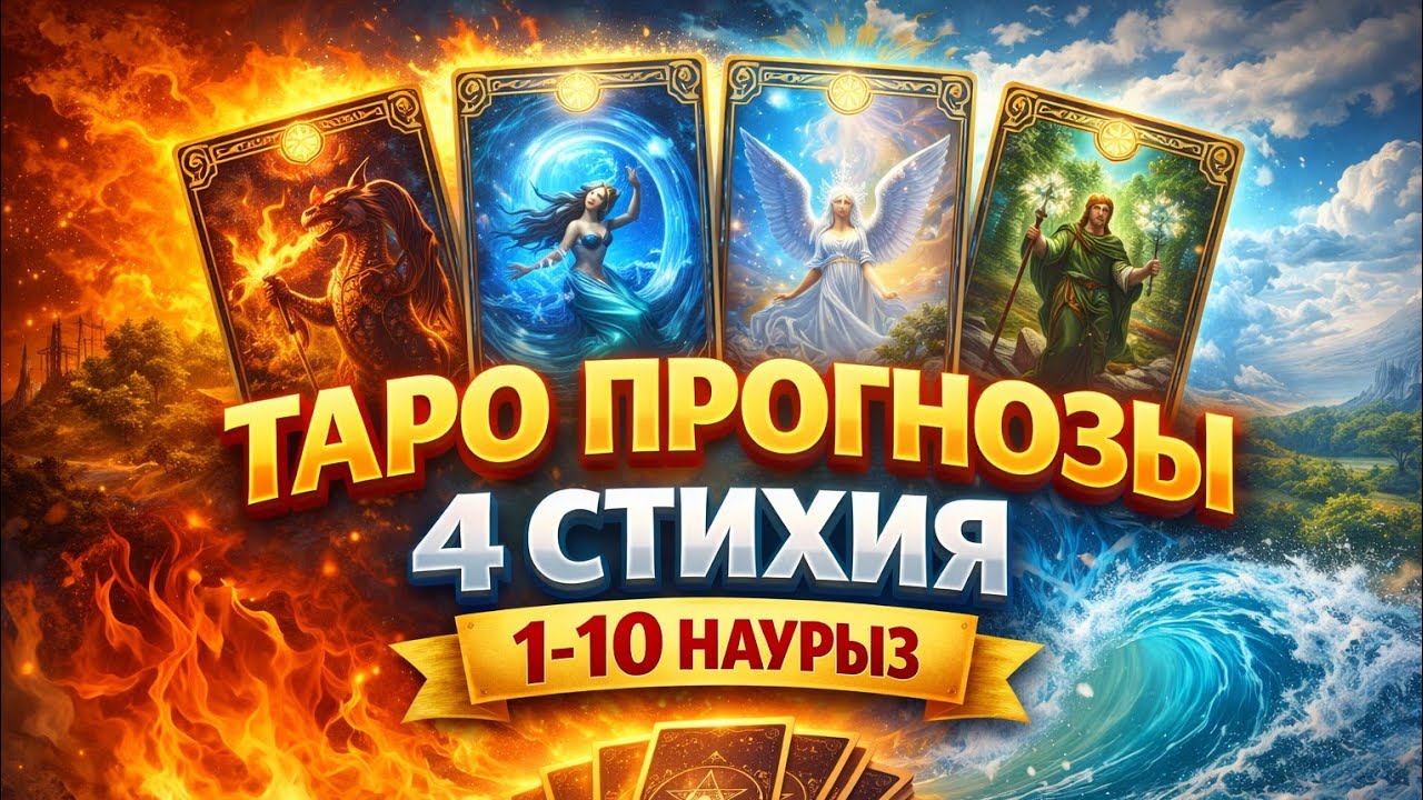 🌹4 Стихия | 1-10 Таро Болжам | От • Су • Ауа • Жер