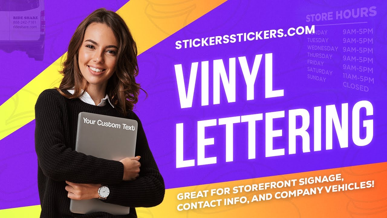 Custom Vinyl Lettering Stickers and Decals