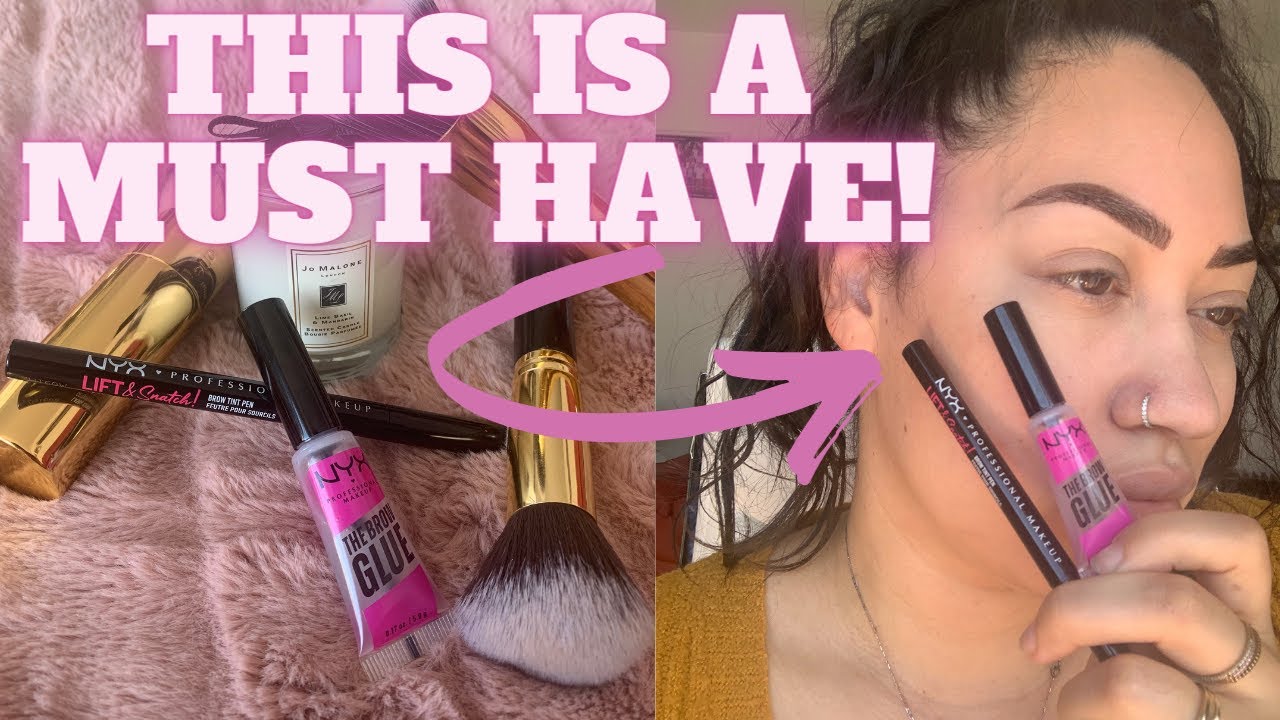 **NEW** NYX BROW GLUE REVIEW | NYX LIFT & SNATCH! BROW TINT PEN | HONEST REVIEW AND WEAR TEST!
