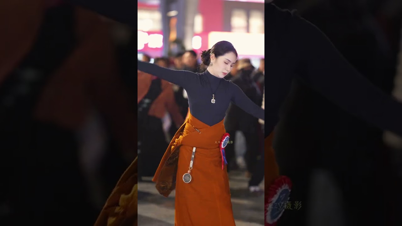 Ёнцзи, самый популярный тибетский танец «Золотые горы».