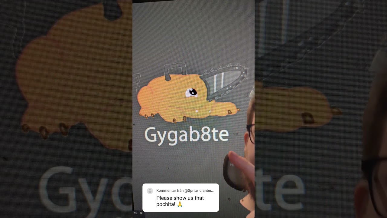 showing of the pochita #pokemon #photoshop @gygab8te