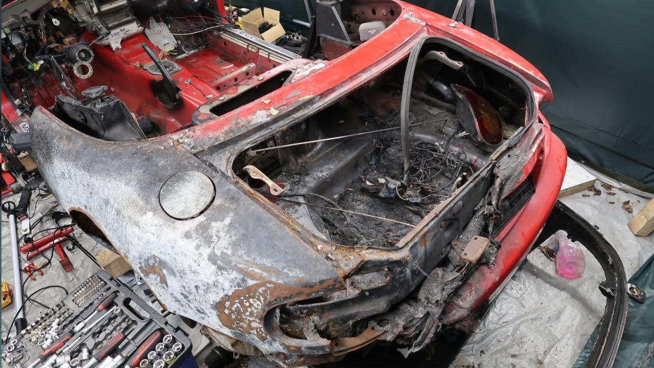 Wie stark wurde der MX5 vom Feuer besch&auml;digt? | Mazda MX-5