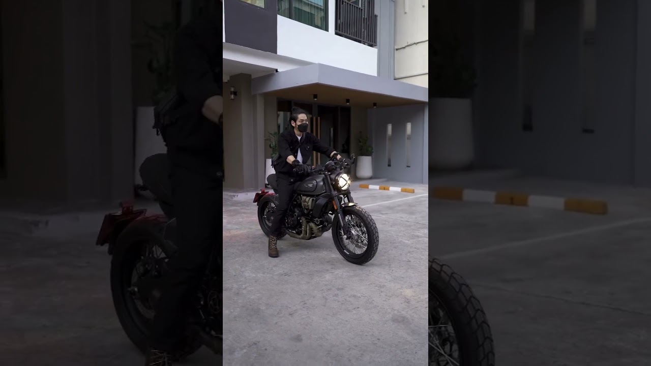 Riding the Ducati Scrambler Nightshift be like...