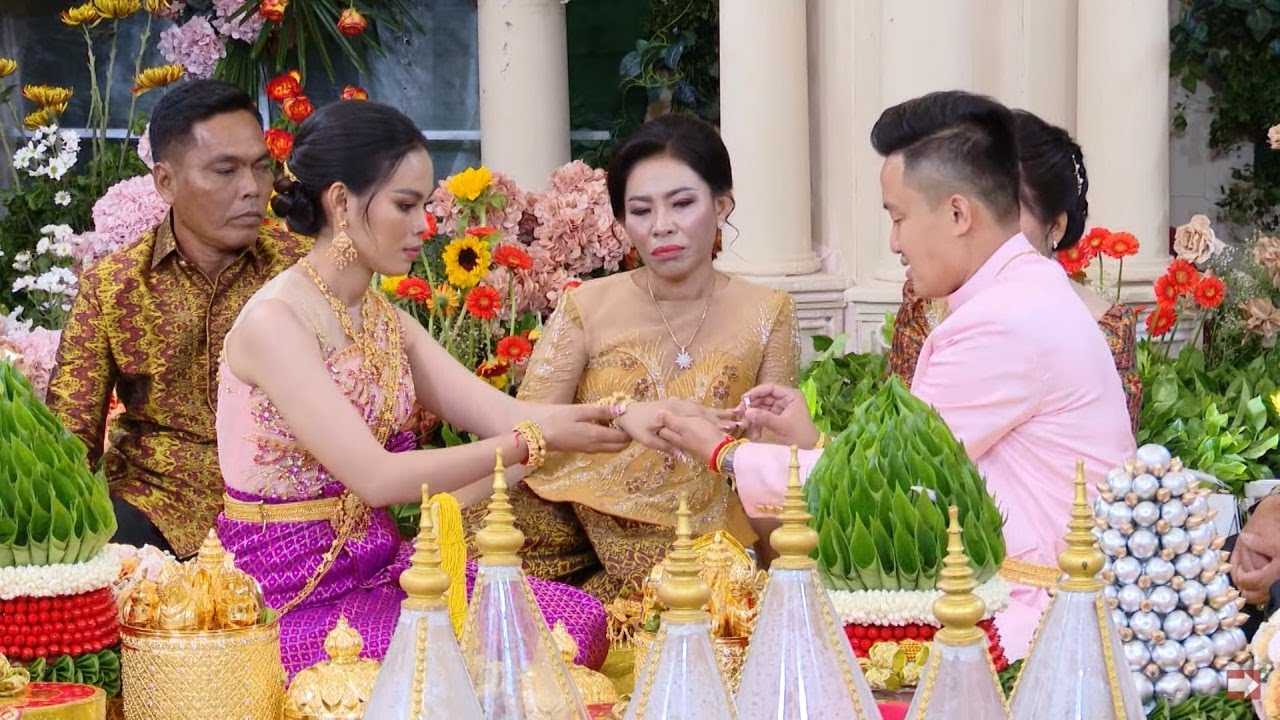 The best Khmer wedding ceremony _Cambodia traditional wedding 05 05 22